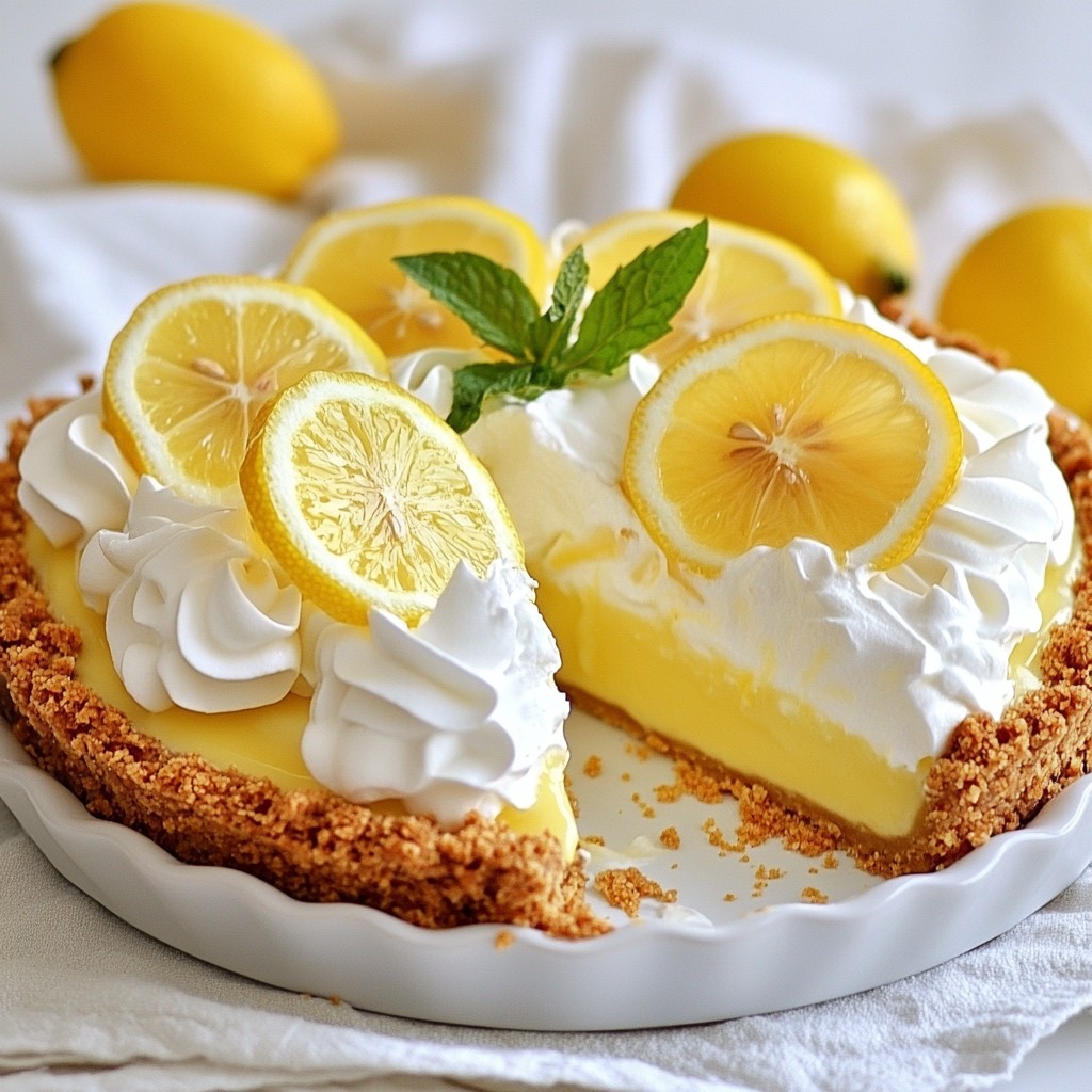 No-Bake Lemon Icebox Pie Fresh and Simple Delight