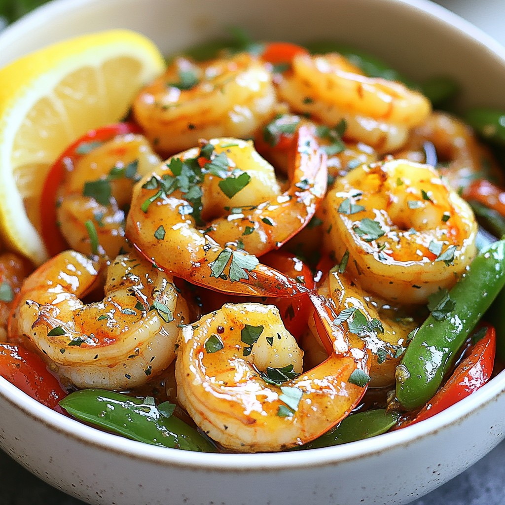 Honey Garlic Shrimp Skillet Quick and Tasty Dinner