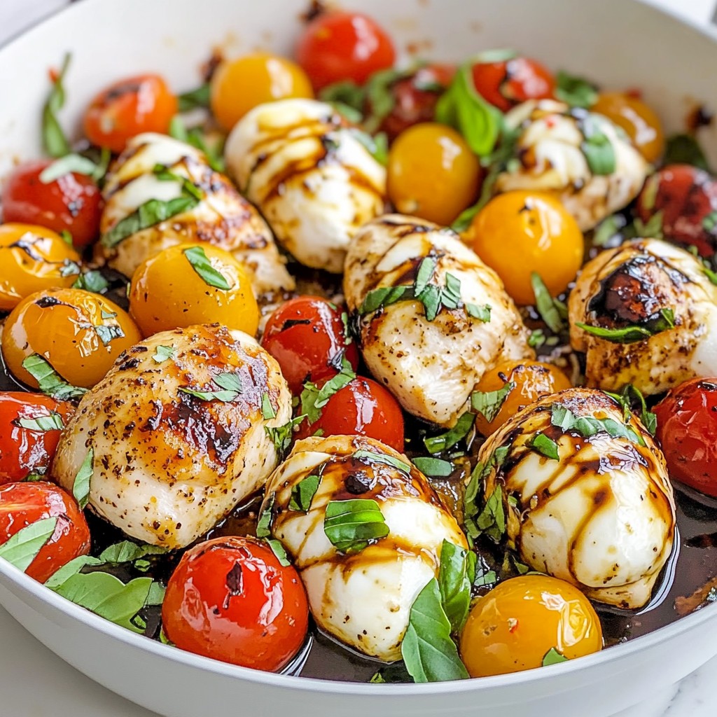 Caprese Chicken Skillet Fresh and Flavorful Dinner