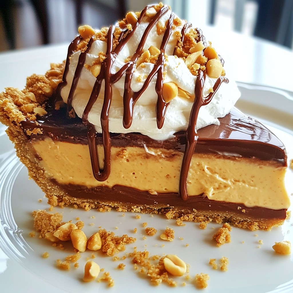 Chocolate Peanut Butter Pie Delightful No-Bake Treat