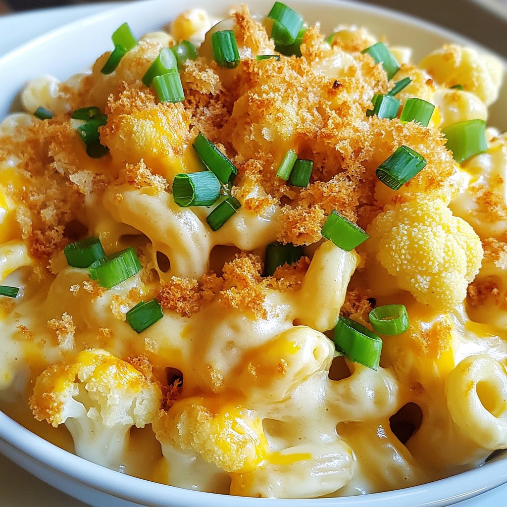 Buffalo Cauliflower Mac and Cheese Flavorful Dish