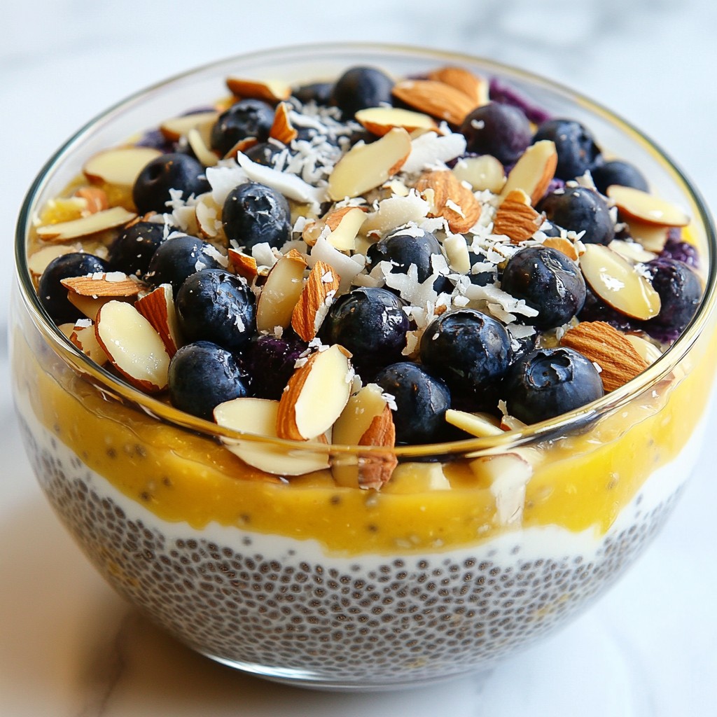 Blueberry Vanilla Chia Pudding Healthy and Simple Treat