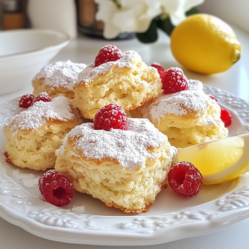 Lemon Raspberry Scones Delightful and Easy Recipe