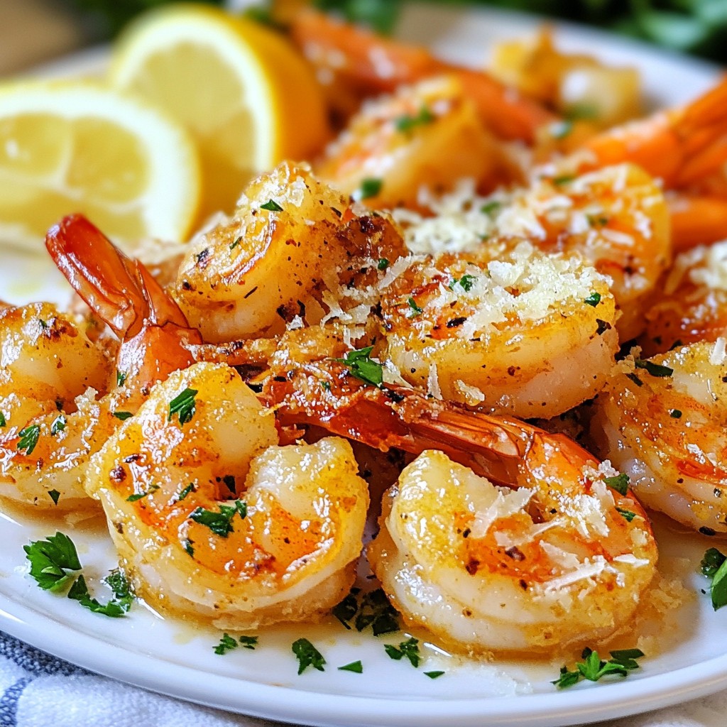 Garlic Parmesan Air Fryer Shrimp Quick and Tasty Meal