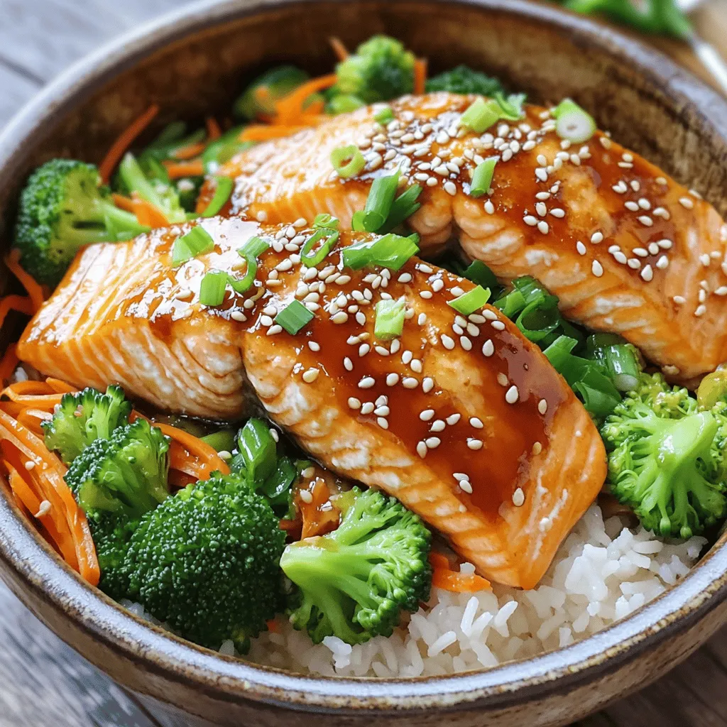 43. Teriyaki Salmon Rice Bowl Flavorful and Easy Meal